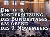 Die Sondersitzung des Bundestages am Abend des 9. Novembers - {channelnamelong} (Super Mediathek)
