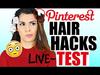 5 SELTSAME PINTEREST HAIR HACKS GETESTEST | LIDSCHATTEN IM HAAR? | KINDOFROSY - {channelnamelong} (Super Mediathek)