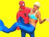FROZEN ELSA BECOMES MERMAID ! w/ Spiderman & Ariel ! Superhero Fun in Real Life - {channelnamelong} (TelealaCarta.es)