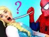 Spiderman & Frozen Elsa w/ Doctor! With Pink Spidergirl and Joker! Superhero Fun in Real Life :) - {channelnamelong} (TelealaCarta.es)