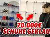 70.000€ Schuhe GESTOHLEN!!! PRANK - {channelnamelong} (Super Mediathek)