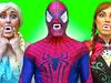 Spiderman, Anna & Frozen Elsa Vs Vampire Dracula & Banana Joker Prank! Funny Superheroes :) - {channelnamelong} (Super Mediathek)
