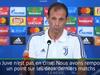 Allegri «La Juventus n&#039;est pas en crise»